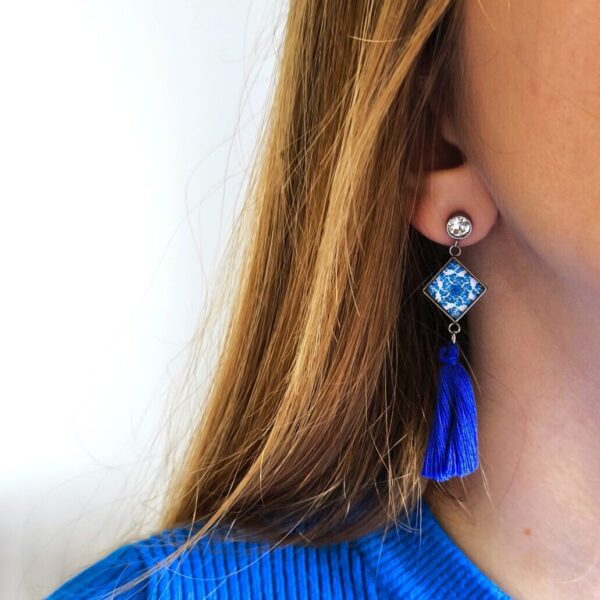 Santa Luzia Tile Earrings